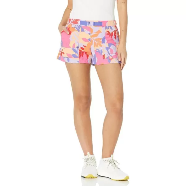 Columbia Womens W Summerdry Cargo ShortWild GeraniumFloriated