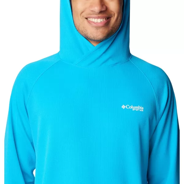 Columbia Mens PFG Solar Stream Elite HoodieOcean Blue