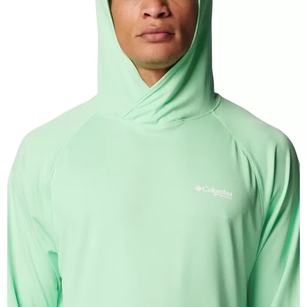 Columbia Mens PFG Solar Stream Elite HoodieOcean Mint