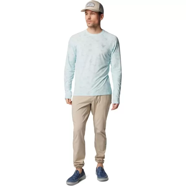 Columbia Mens PFG Uncharted Long SleeveIcy Morn Uncharted Waters