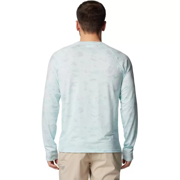 Columbia Mens PFG Uncharted Long SleeveIcy Morn Uncharted Waters