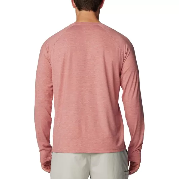 Columbia Mens PFG Uncharted Long SleeveSandalwood Pink Heather