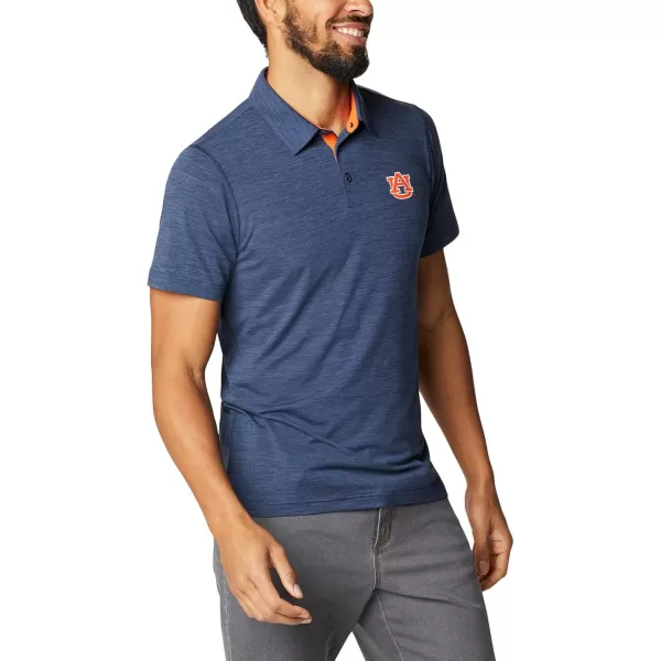 Columbia Mens Tech Trail PoloAub  Collegiate Navy