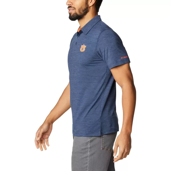 Columbia Mens Tech Trail PoloAub  Collegiate Navy