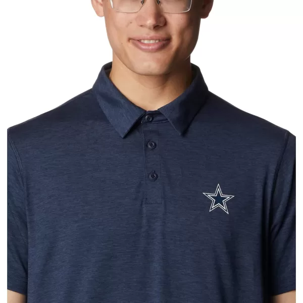 Columbia Mens Tech Trail PoloDc  Collegiate Navy