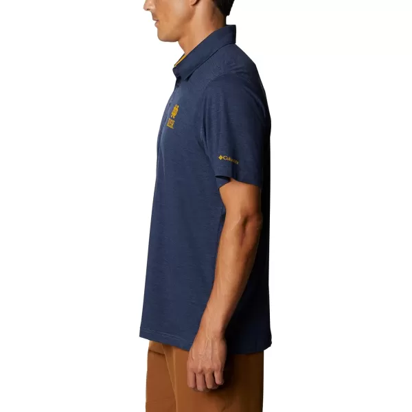 Columbia Mens Tech Trail PoloNd  Collegiate Navy