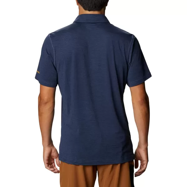 Columbia Mens Tech Trail PoloNd  Collegiate Navy