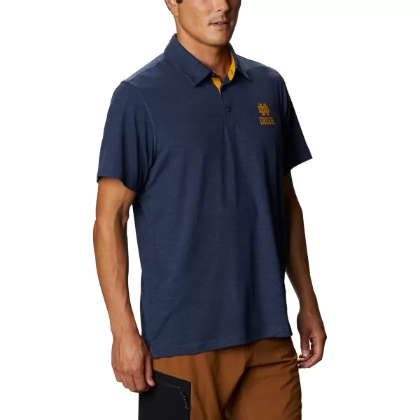 Columbia Mens Tech Trail PoloNd  Collegiate Navy