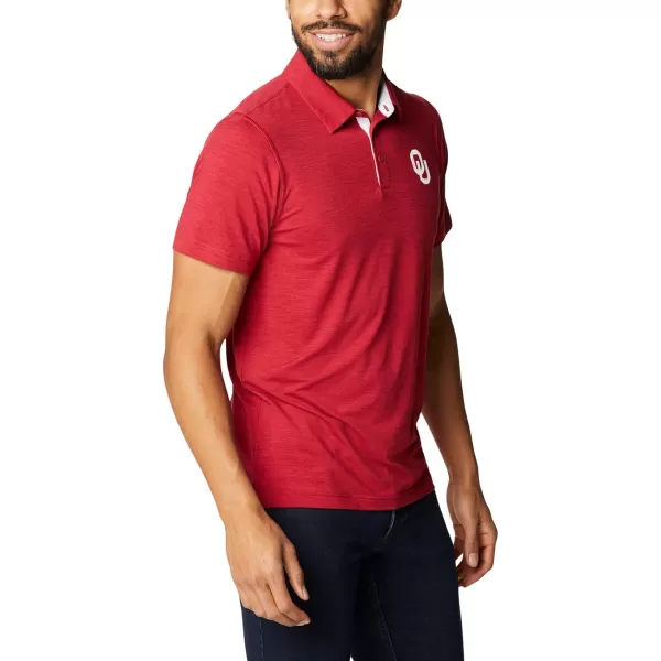 Columbia Mens Tech Trail PoloOk  Red Velvet