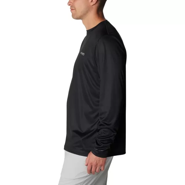 Columbia Mens Terminal Tackle PFG Statetriot Long SleeveBlackGraphite Fl