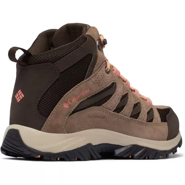 Columbia Womens Crestwood Mid Waterproof Hiking ShoeCordovanMud