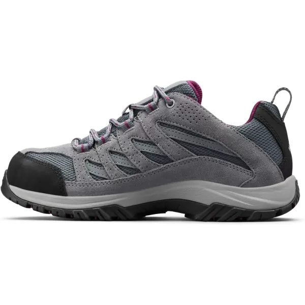 Columbia Womens Crestwood Waterproof Hiking Shoe2024 GraphiteWild Iris