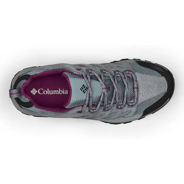 Columbia Womens Crestwood Waterproof Hiking Shoe2024 GraphiteWild Iris