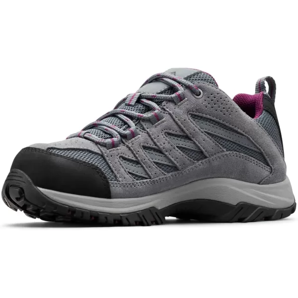 Columbia Womens Crestwood Waterproof Hiking Shoe2024 GraphiteWild Iris