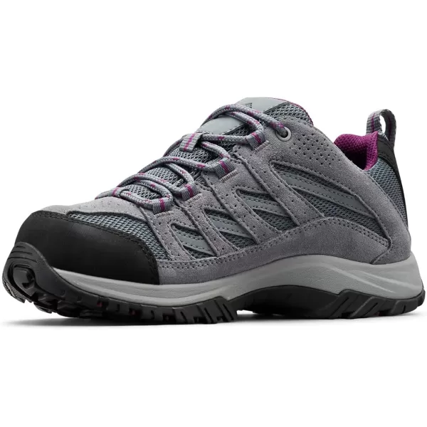 Columbia Womens Crestwood Waterproof Hiking ShoeGraphite  Wild Iris