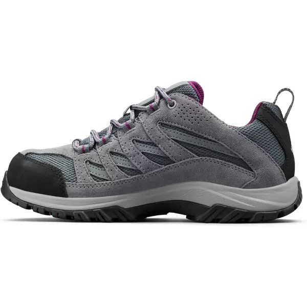 Columbia Womens Crestwood Waterproof Hiking ShoeGraphite  Wild Iris