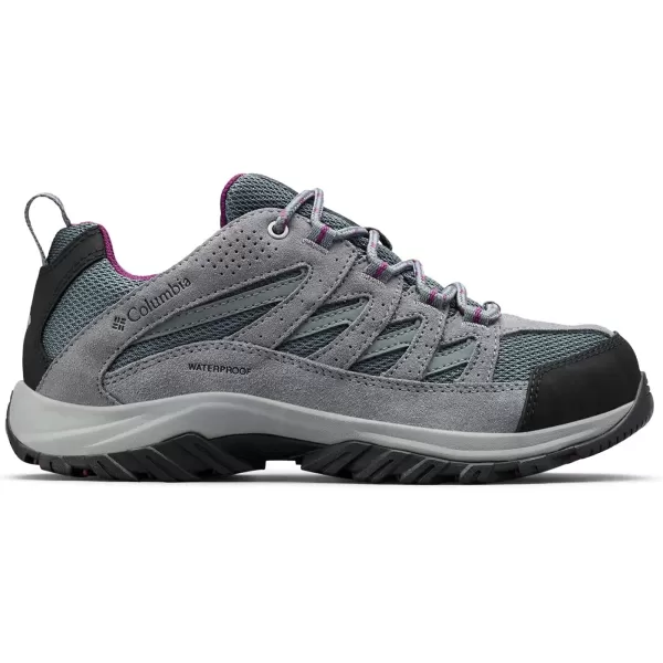 Columbia Womens Crestwood Waterproof Hiking ShoeGraphite  Wild Iris