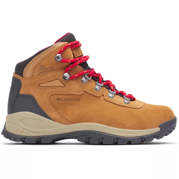 Columbia Womens Newton Ridge Plus Waterproof Amped Hiking Boot2024 ElkMountain Red