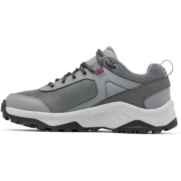 Columbia womens Trailstorm Ascend Waterproof Hiking ShoeTi Grey Steel  Dark Lavender