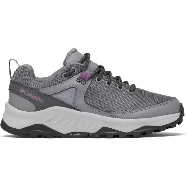 Columbia womens Trailstorm Ascend Waterproof Hiking ShoeTi Grey Steel  Dark Lavender