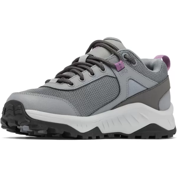 Columbia womens Trailstorm Ascend Waterproof Hiking ShoeTi Grey Steel  Dark Lavender