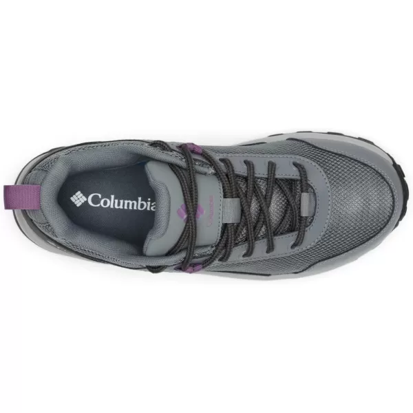 Columbia womens Trailstorm Ascend Waterproof Hiking ShoeTi Grey Steel  Dark Lavender