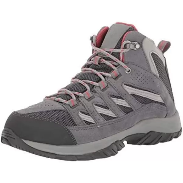 Columbia Womens Crestwood Mid Waterproof Hiking ShoeGraphite  Daredevil