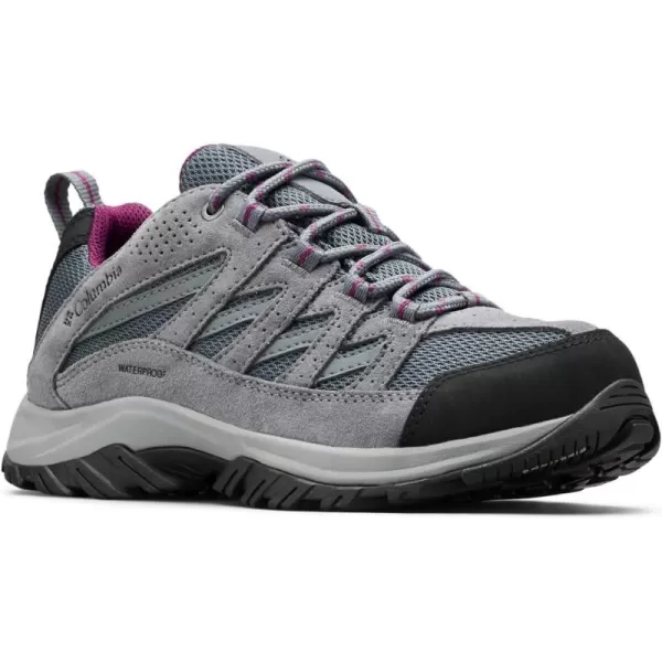 Columbia Womens Crestwood Waterproof Hiking Shoe2024 GraphiteWild Iris