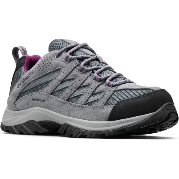 Columbia Womens Crestwood Waterproof Hiking ShoeGraphite  Wild Iris