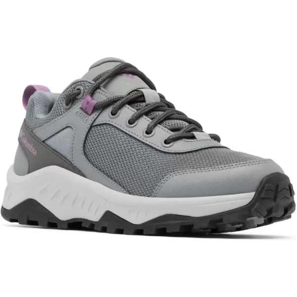 Columbia womens Trailstorm Ascend Waterproof Hiking ShoeTi Grey Steel  Dark Lavender