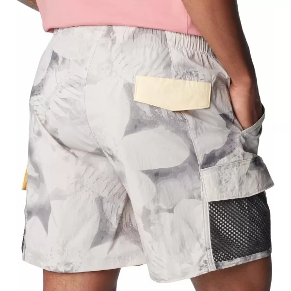 imageColumbia Mens Painted Peak ShortDark Stone Pearhip Print  Sunkissed