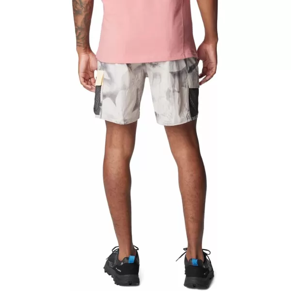 imageColumbia Mens Painted Peak ShortDark Stone Pearhip Print  Sunkissed