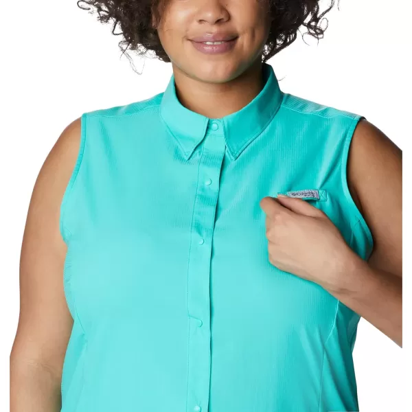 imageColumbia Sportswear Womens Tamiami Sleeveless ShirtElectric Turquoise