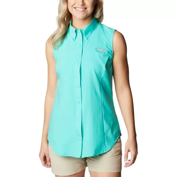 imageColumbia Sportswear Womens Tamiami Sleeveless ShirtElectric Turquoise