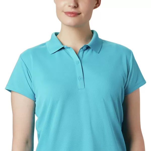 imageColumbia Womens Innisfree Short Sleeve Polo ShirtClear Water