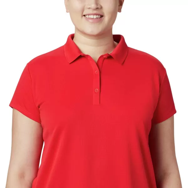 imageColumbia Womens Innisfree Short Sleeve Polo ShirtRed Lily