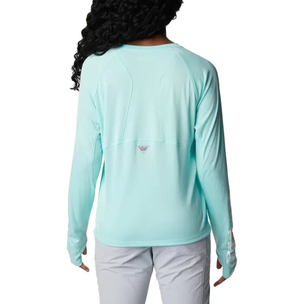 imageColumbia Womens Standard Tidal Tee Vent Long SleeveGulf StreamWhite Logo