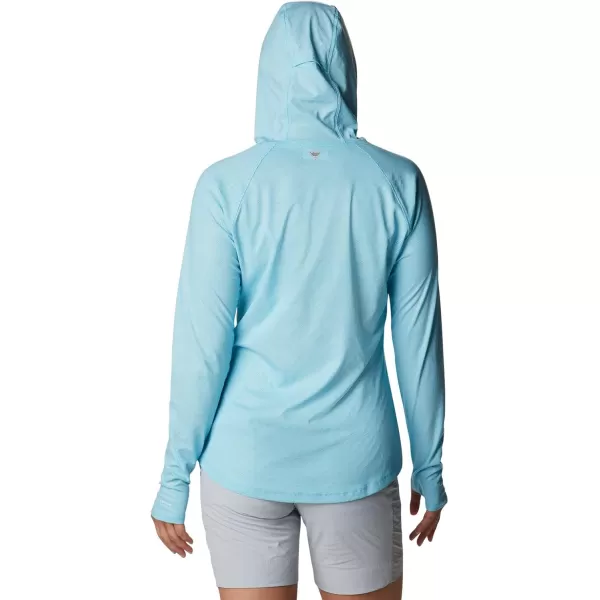 imageColumbia Womens Tidal Deflector Ice Long Sleeve HoodieAtoll