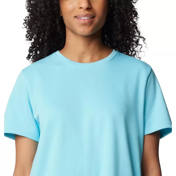 imageColumbia Womens Trek French Terry Tee DressAquamarine