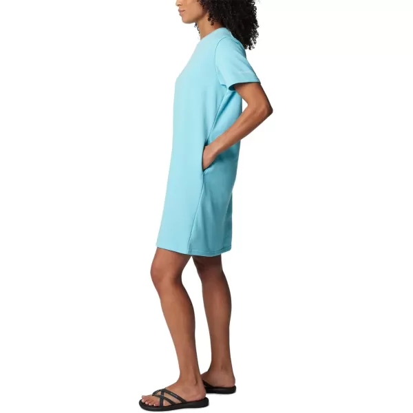 imageColumbia Womens Trek French Terry Tee DressAquamarine