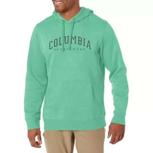 imageColumbia Mens Trek HoodieKelp HeatherCsc Arched Brand Logo