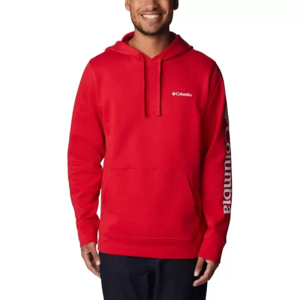 imageColumbia Mens Trek HoodieMountain RedCsc Sleeve Logo