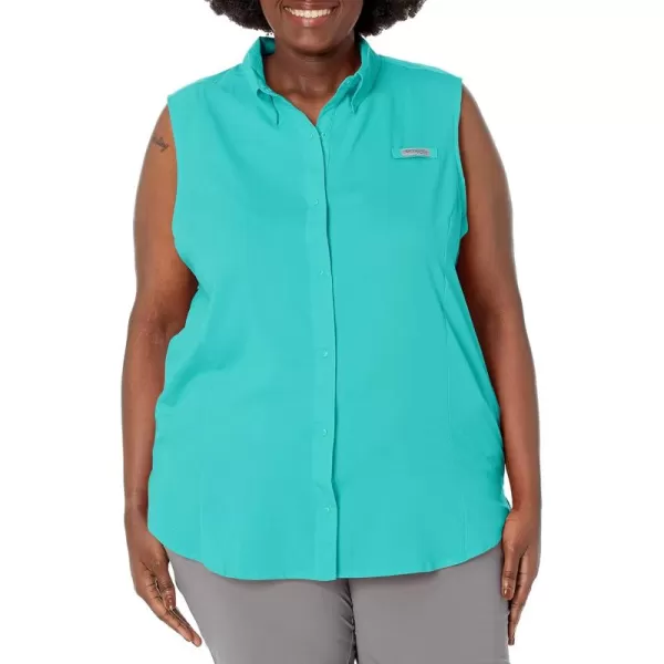 imageColumbia Sportswear Womens Tamiami Sleeveless ShirtElectric Turquoise