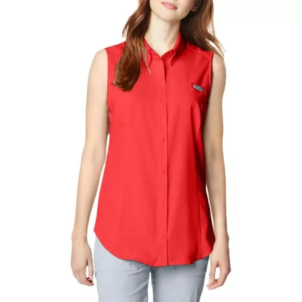 imageColumbia Sportswear Womens Tamiami Sleeveless ShirtRed Lily