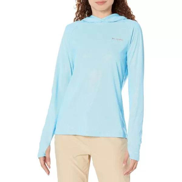 imageColumbia Womens Tidal Deflector Ice Long Sleeve HoodieRiptide