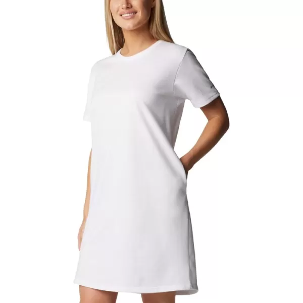 imageColumbia Womens Trek French Terry Tee DressWhite