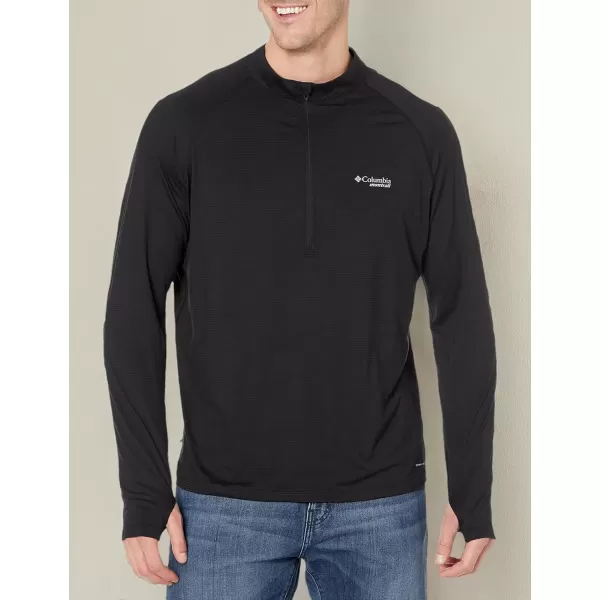 imageColumbia Mens Standard M Endless Trail 12 Zip Mesh Long SleeveBlack