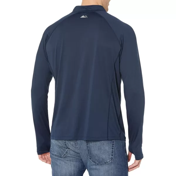 imageColumbia Mens Standard M Endless Trail 12 Zip Mesh Long SleeveCollegiate Navy