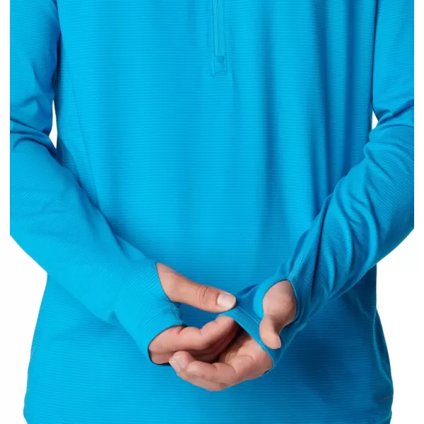 imageColumbia Mens Standard M Endless Trail 12 Zip Mesh Long SleeveOcean Blue