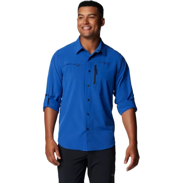 imageColumbia Mens Summit Valley Woven Long Sleeve ShirtMountain Blue